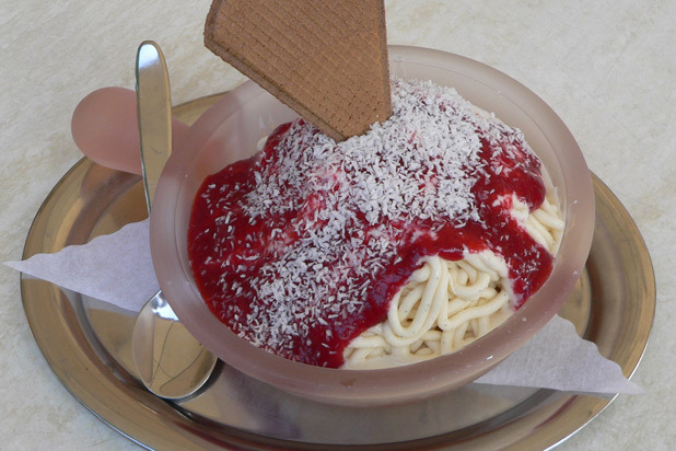  19. Spaghetti Ice Cream, California