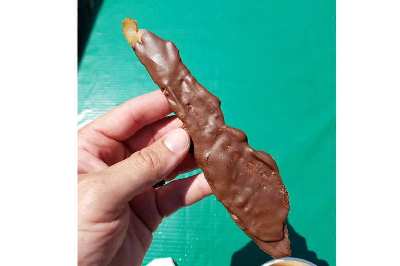 35. Chocolate-Covered Bacon on a Stick, Various Fairs