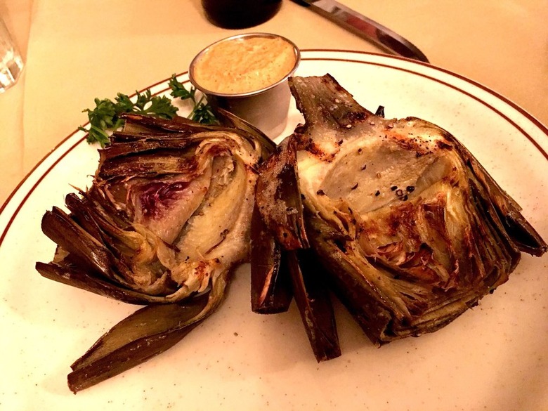 Vegetables: Hitching Post II Restaurant & Winery, Buellton, Calif. 