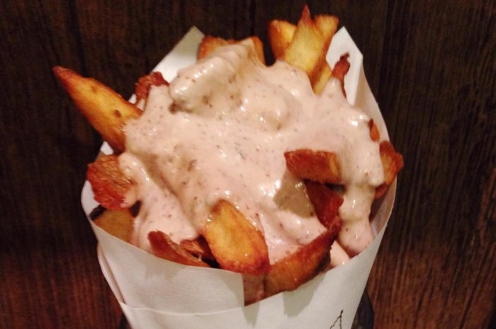 13. Pommes Frites with Bordeaux Wine, Figs, and Sage Mayonnaise — Pommes Frites, New York, N.Y.