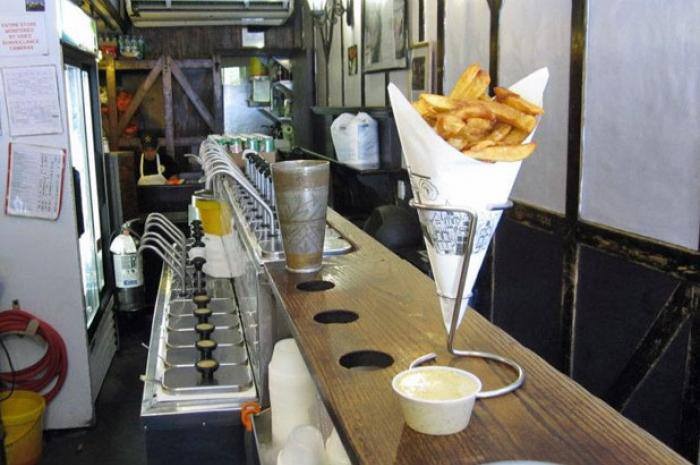 22. Pommes Frites with Pomegranate Teriyaki Mayonnaise — Pommes Frites, New York, N.Y.