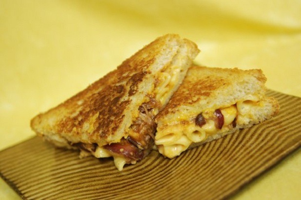 Cheesy Mac and Rib Sandwich — The Grilled Cheese Truck, Los Angeles 