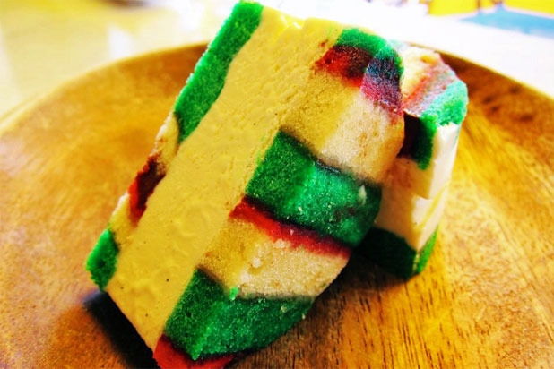 Rainbow Cookie Ice Cream Sandwich — Donatella, New York City