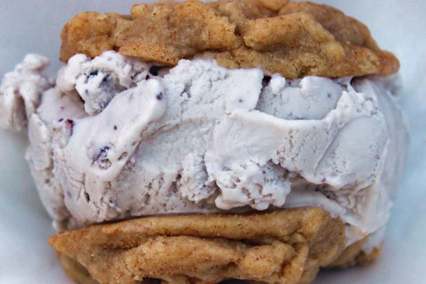 Blu-Laventine Ice Cream Sandwich — Chunk N Chip Cookies, Orange County, Calif.