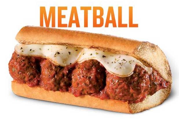 #1 Quizno's: Italian Meatball Sub (Regular Size)