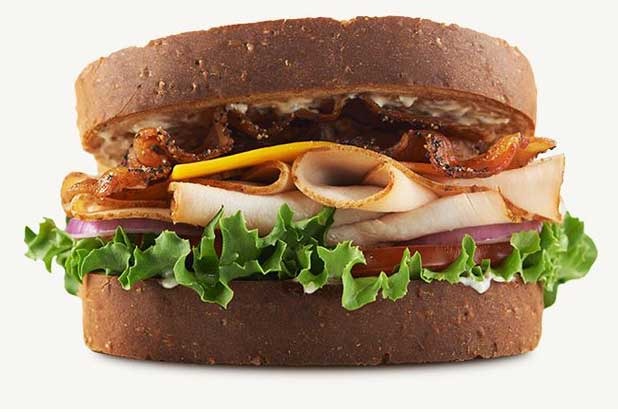 #2 Arby's: Roast Turkey Ranch & Bacon Sandwich