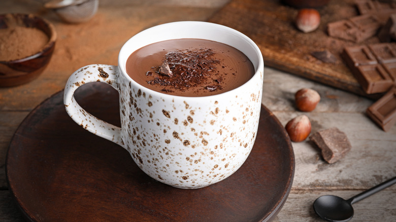 mug of hot chocolate 