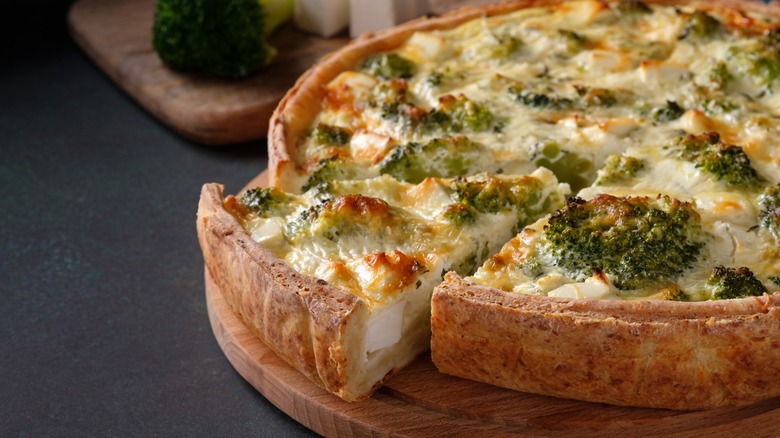 quiche with vegetables