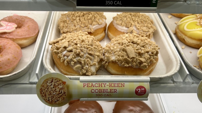 Krispy Kreme Peachy Keen Cobbler