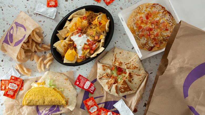 Taco Bell food items