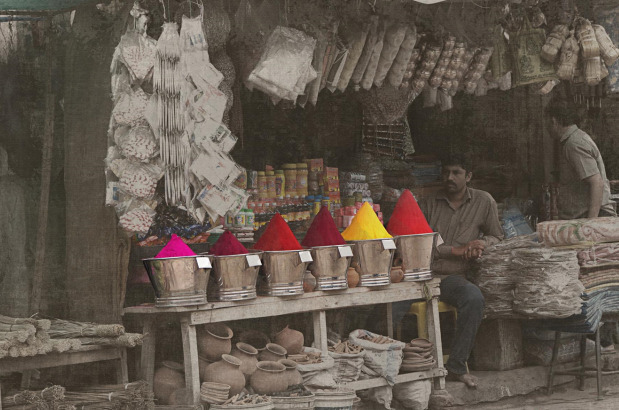 Local Store Selling Spices