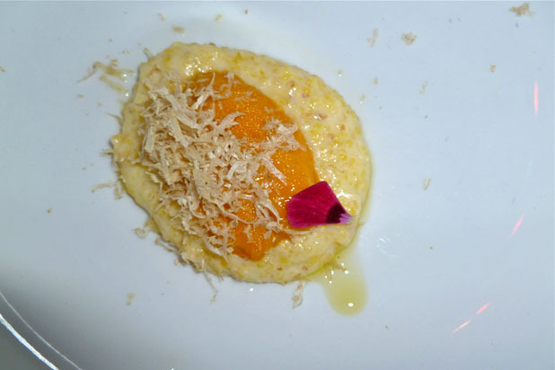 Polenta, Sea Urchin (San Diego), White Truffle