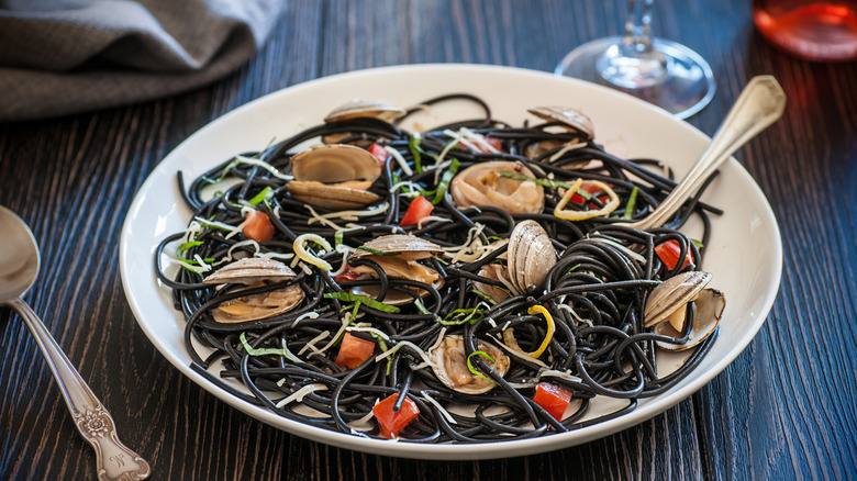 squid ink pasta