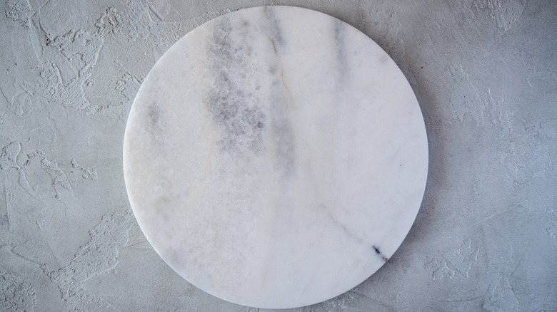 Circular marble board