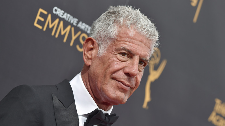 Anthony Bourdain at Emmy awards