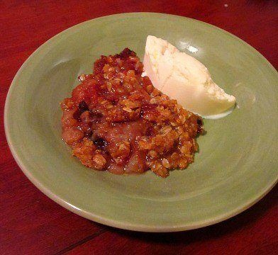 Apple Cranberry Crisp