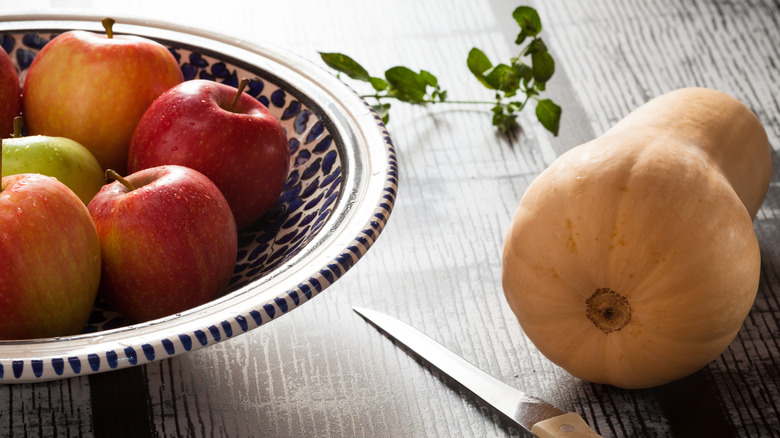 apples and butternut squash