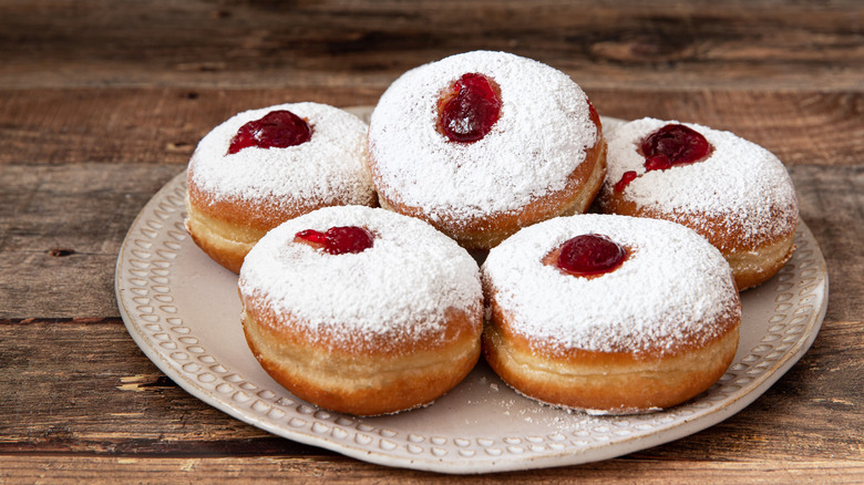 kosher Hanukkah sufganiyot jelly doughnuts