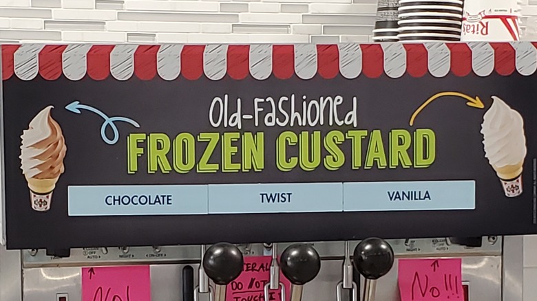 frozen custard sign