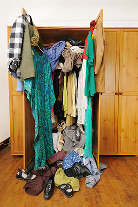 5. You Clear Away the Clutter (and Stash It in the Hall Closet)