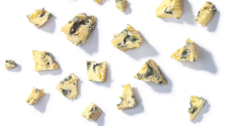 bits of blue cheese