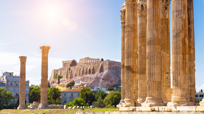 Ancient Greek ruins near Athens 