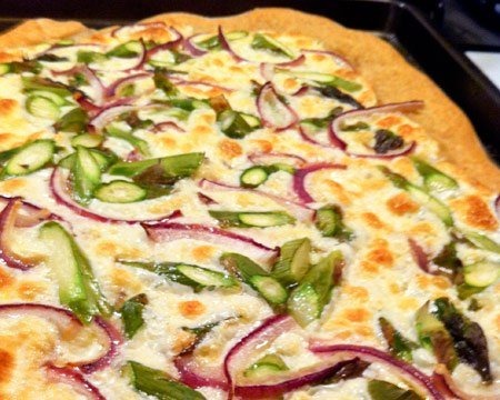 Asparagus Pizza