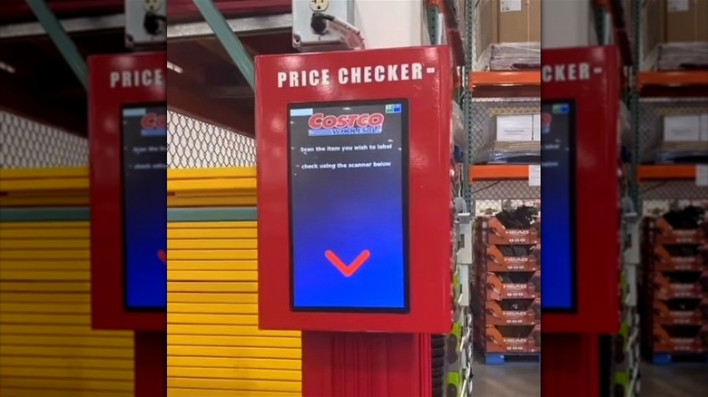 Costco in-store price scanner