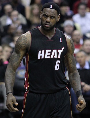 Lebron James, Small Forward for Miami Heat