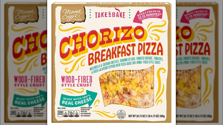 Mama Cozzi's chorizo breakfast pizza