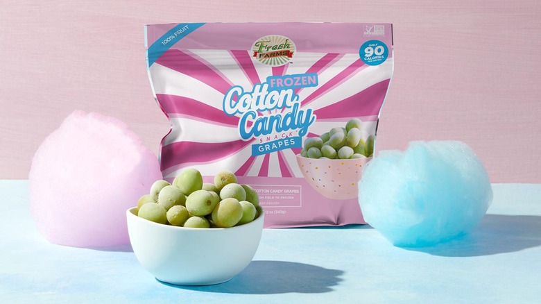 frozen cotton candy grapes