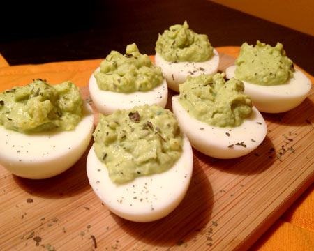 Avocado Deviled Eggs