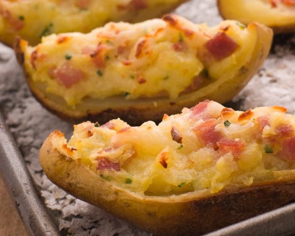 Bacon and Cheddar Potato Skin