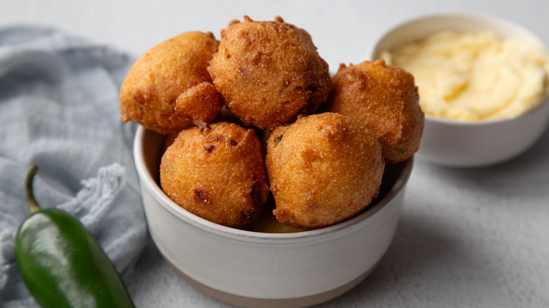 hush puppies with honey butter