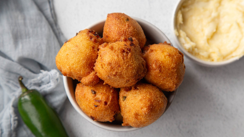 hush puppies with honey butter