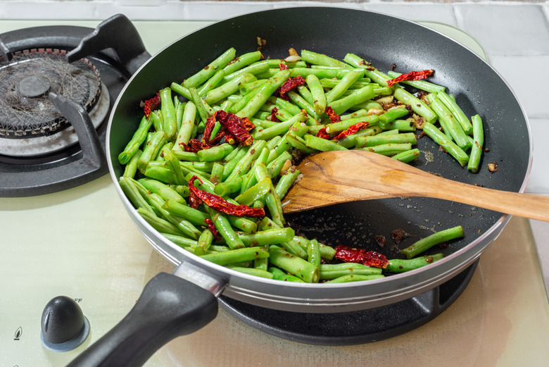 You overheat or don't preheat your pan