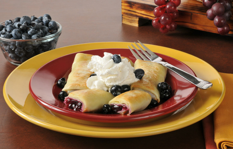 Blueberry Blintzes