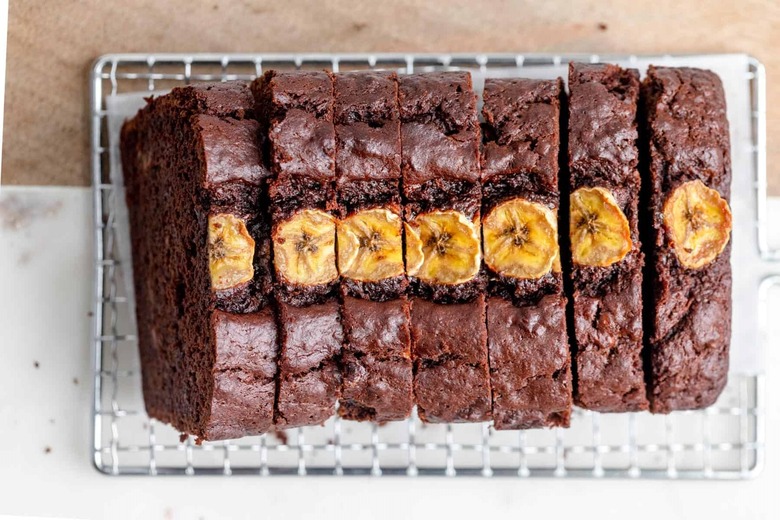 Chocolate Peanut Butter Banana Bread