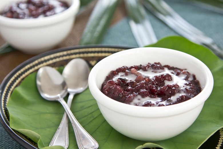 Washington: Black rice pudding