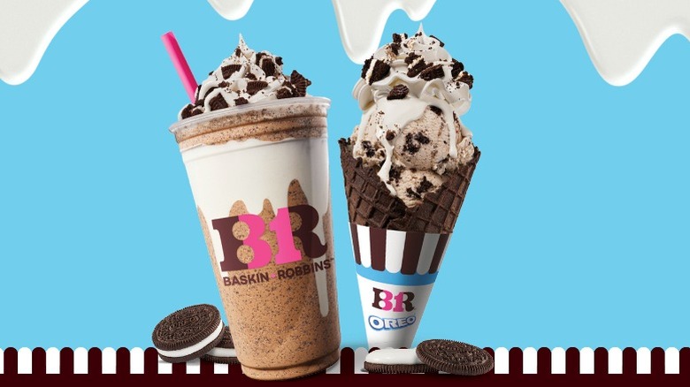 Baskin-Robbins OREO ice cream and coffee