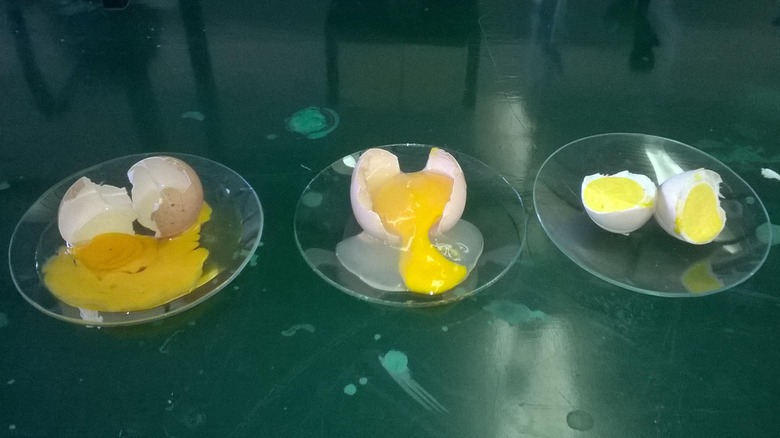 Baumé egg experiment in lab