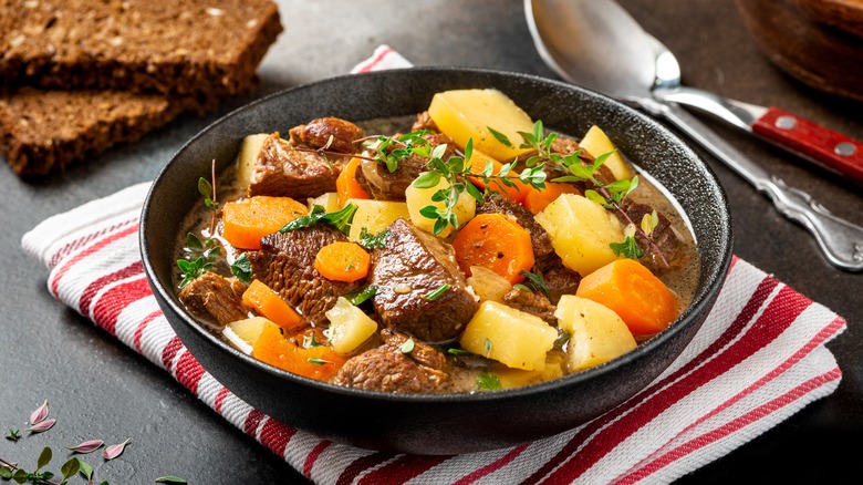 Beef stew with potatoes