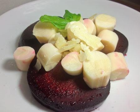 Beet and Hearts of Palm Salad