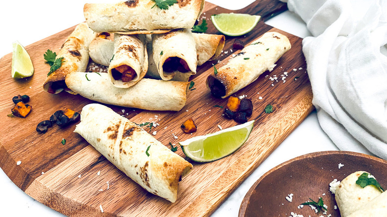 vegetarian taquitos