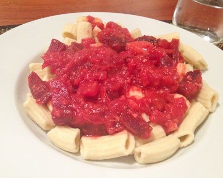 Beet Tomato Sauce