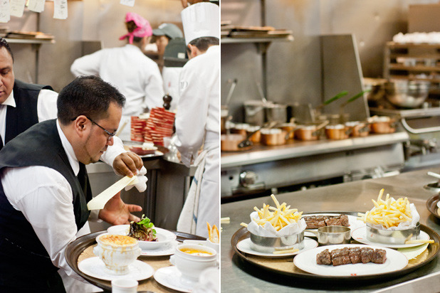 Onion Soup and Steak Frites