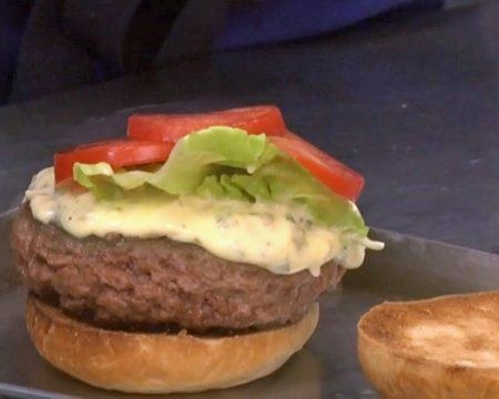 Benoit's 100th Anniversary Burger