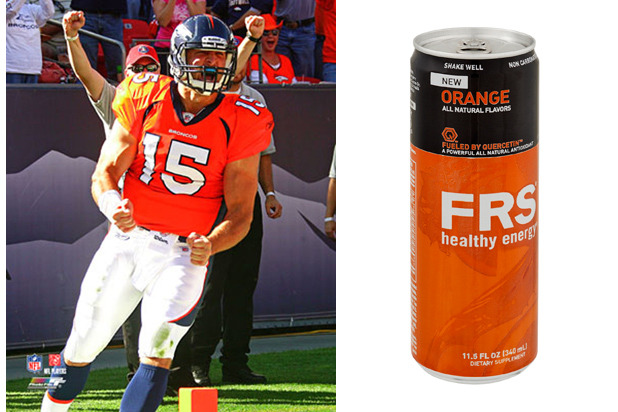 Tim Tebow and FRS Energy Drink