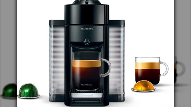 A Nespresso coffee maker 