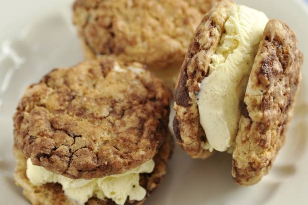 Georgia Peach Ice Cream Sandwich